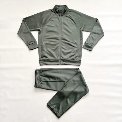 $155 Nuevo con etiquetas Conjunto de chándal de felpa francesa GAP para hombre Chaqueta para correr Pantalones Joggers XS-PEQUEÑO Foto 1 de 4