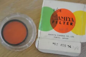 Vintage MAMIYA JAPAN 49mm Yellow 2 Y2 Filter for camera lens filter NICE - Picture 1 of 3