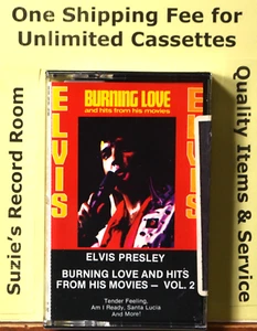 Cassette Elvis Presley Burning Love SEALED NEW Pop Rock Oldies -Coupons! - Picture 1 of 4
