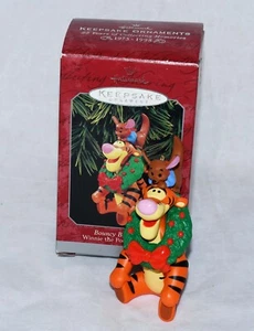 Hallmark Andenken Ornament Hüpfbabysitter Winnie Puuh Tigger & Roo 1998 - Bild 1 von 5