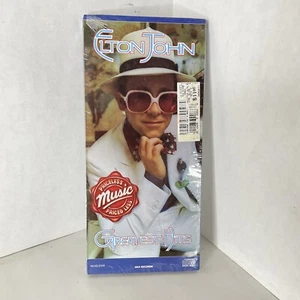ELTON JOHN "GREATEST HITS" CD LONGBOX AND FACTORY SEALED 1974-1984 Vintage - Picture 1 of 7