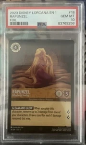 Disney Lorcana The 1st Chapter Rapunzel Gifted with Healing Foil #18 | PSA 10 - Picture 1 of 2