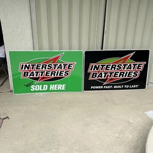 Interstate Battery Signs. 48x30” Set Of 2. - Picture 1 of 18