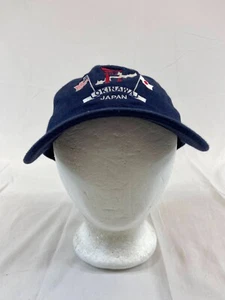 Okinawa Japan Baseballkappe Buckleback Mütze blau Reise verstellbar Freizeitkleidung - Bild 1 von 10