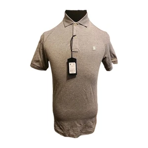 Polo para hombre G Star Raw pequeño gris jaspeado - Imagen 1 de 4