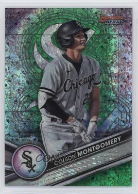 2022 Bowman's Best Green Mini-Diamond Refractor /99 Colson Montgomery #TP-27 - Image 1 of 2