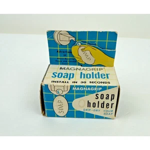 Vintage Soap Holder Phelon magnetic with Box Phelon Magnagrip - Picture 1 of 6