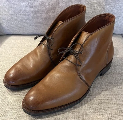 Allen Edmonds Port Washington 12E Williamsburg Chukka Botas Cuero Marrón Foto 1 de 4