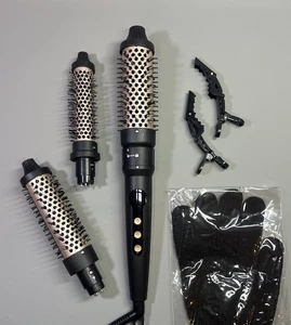 Cepillo térmico para rizador varita de cerámica calentamiento rápido para un estilo voluminoso fácil - Imagen 1 de 17