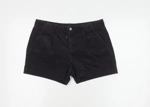 Gap Women’s Black Corduroy Shorts Size 12 - Picture 1 of 12