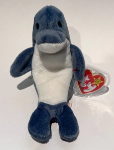 TY Beanie Baby  "Waves". DOB: 12-08-1996 - Picture 1 of 4