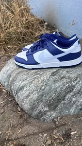 Nike Dunk Low SB Blau Weiß Dunkelblau Größe 13 Herren - Bild 1 von 9