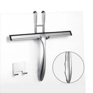 Shower Squeegee for Glass Doors,12-Inch Shower Glass Squeegee, Sliver Shower ... - Picture 1 of 7