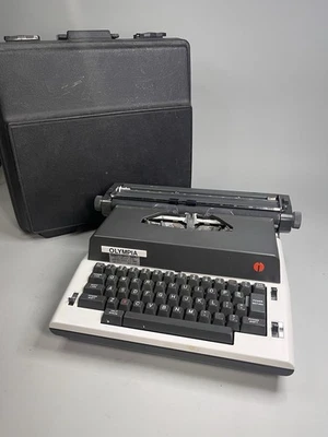 Vintage Olympia International X-L12 Electric Typewriter w/ Case ~Needs Belt - Image 1 of 4