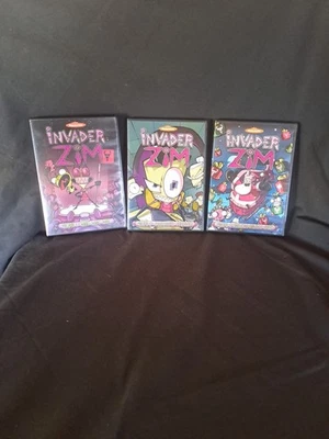 Invader Zim 2004 Nickelodeon 6-Disc Volume 1 2 And 3 Complete With All Guides - Image 1 of 4