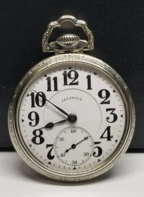1921 14K G.F. Illinois Pocket Watch, Gr Bunn Special, Size 16s, 23 J, Working. - Image 1 of 4