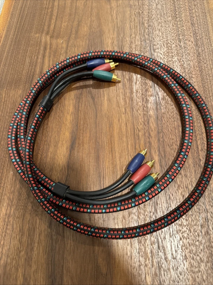 AudioQuest CinemaQuest YIQ-X Component Cable 2 Meter 2M RGB-Used - Image 1 of 3