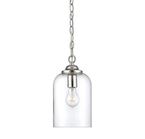 Bally 1 Light Pendant in Polished Nickel by Savoy House - 7-700-1-109 - Picture 1 of 4