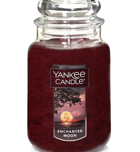 Yankee Candle "ENCHANTED MOON" Fresca ~ Grande 22 oz. ~ ETIQUETA BLANCA ~ RARO ~ NUEVO Foto 1 de 1
