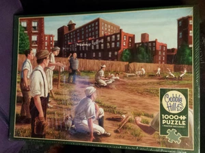 1000 Piece Jigsaw Puzzle "Old Time Baseball" Cobble Hill - New - Sealed - Picture 1 of 2