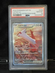 Pokemon 2024 Latias ex 239/191 SIR Surging Sparks GEM MINT PSA 10 Holo Rare - Bild 1 von 1