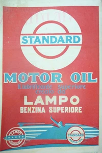 *ADVERTISING WERBUNG pubblicita' STANDARD MOTOR OIL LAMPO -- 1928 - Foto 1 di 1