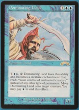 Dominating Licid Exodus NM Blue Rare MAGIC GATHERING CARD (ID# 249008) ABUGames
