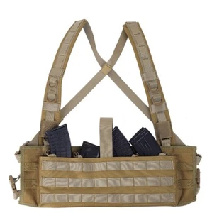MOLLE Softair Chest Rig Paintball Condor Taktische Airsoft Weste Sandfarben - Bild 1 von 3