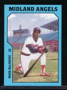 1985 Midland Angels TCMA #17 Mark McLemore XRC rookie clean great for ttm - Picture 1 of 4