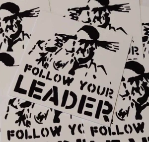 50x Follow your leader Aufkleber Gegen Nazis AFA Punk GNWP 161 FCK NZS FCK AFD - Picture 1 of 2