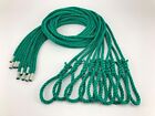 10 x 10mm Emerald Green Multifilament Fender Lines / Rope / Ties x 1.5 Metres
