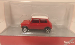 Herpa 1:87 - Mini Cooper - rojo, techo blanco - 420471 - Imagen 1 de 1