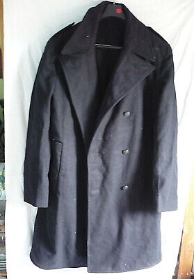 Vintage, Metropolitan Police Officers Woollen Greatcoat, Overcoat, 1962. • 12.71€