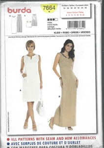 Burda Pattern #7664-Misses Dress in Sizes 8-20 - Picture 1 of 1