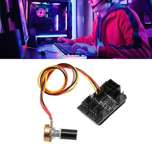 PWM Fan Hub DC 12V 8 Channel Flexibility Fan Power Cable Hub Cooling Fan Speed - Afbeelding 1 van 12