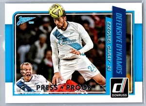 2015 PANINI DONRUSS SOCCER 2 DEFENSIVE DYNOMOS EZQUIEL GARAY PRESS PROOF 148/199 - Picture 1 of 2