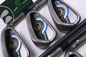 Ping GMax Irons / 5-PW+SW / Yellow Dot / Senior Flex Ping CFS 65 Shafts - Picture 1 of 7