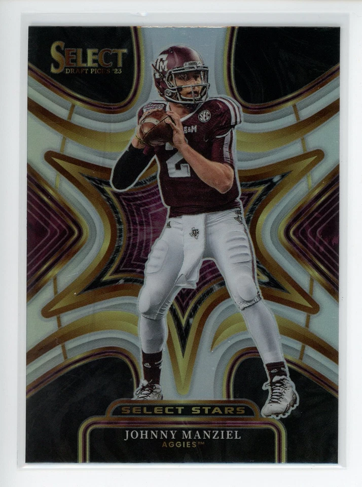 2023 Panini Select Draft Select Stars Silver Prizm #SS-JM Johnny Manziel Browns - Image 1 of 2