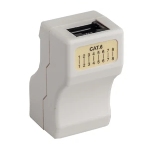 RJ45 Kupplungs Modul Netzwerk LAN RJ45 Patchkabel Verbinder Adapter ungeschirmt - Bild 1 von 1