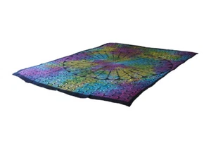 AamiraA Multicolor Spiral Mandala Tapestry Bohemian Wall Hanging Throw Dorm - Picture 1 of 10