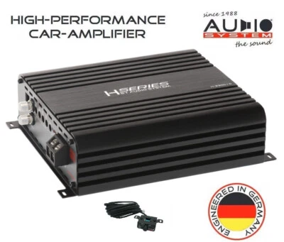 Audio System H-3300.1 D 1-Kanal Mono Verstärker 3300 WRMS mit Bass Fernbedienung - Bild 1 von 4