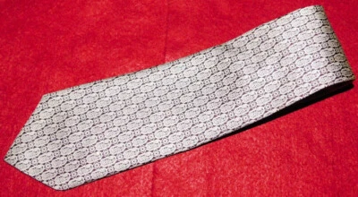 POLO DE RALPH LAUREN HECHO EN EE. UU. CORBATA GEOMÉTRICA MARRÓN/BLANCO - CORBATAS DE DISEÑADOR. Foto 1 de 3