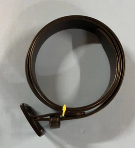 Goodfellow & Co. Black "Center Bar Drop Loop Belt" nuovo senza etichette ~ Large ~ 44" - Foto 1 di 9