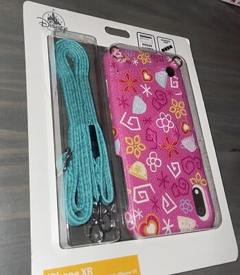 Disney Parks D-Tech XR iPhone Estuche Sombrerero Loco Taza de té Billetera/2 Ranuras para tarjetas/Correa ✅ Foto 1 de 4