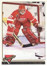 1993-94 Topps Premier Hockey Gold #411 Vincent Riendeau Detroit Red Wings