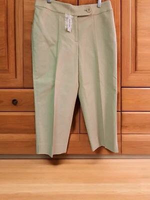 Capris Caqui Elegantes Casa Blanca Mercado Negro/Mujer 8 Nuevos con Etiquetas  Foto 1 de 4