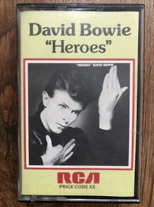 David Bowie Heroes Cassette Tape TESTED IMPORT ENGLAND RCA 1977 - Picture 1 of 7
