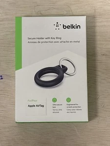 Belkin Secure Holder w/ Key Ring for Apple AirTag – Black | Great Buy! - Picture 1 of 2