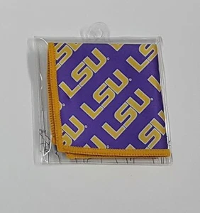 Célula de tela limpiadora de seda y microfibra de alta calidad LSU Tigers, gafas, etc. - Imagen 1 de 2