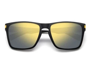 Polaroid PLD2139/S 0PGC LM Blk/Yellow Frame Grey/Gold Polarized Lens Sunglasses - Picture 1 of 4